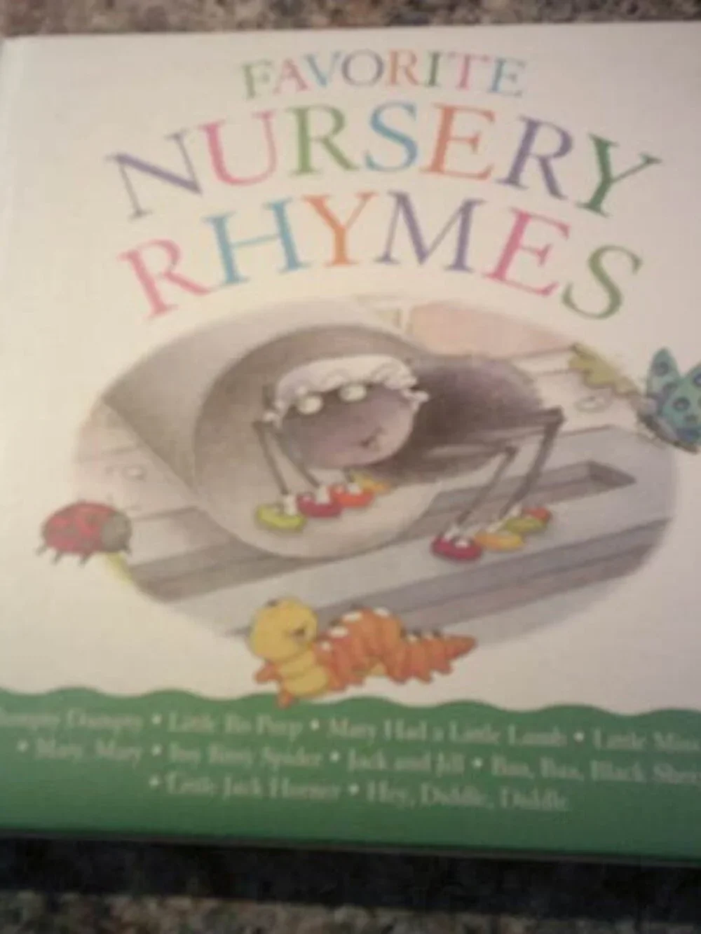 NEW BABY TODDLER PADDED BOARD BOOK: FAVORITE NURSERY RHYMES HUMPTY DUMPTY HIPPO